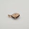 Pendentif Pendentif or rose grenat et diamants 58 Facettes
