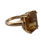 Bague 56 Bague citrine en or jaune 18 carats 12,23 g 58 Facettes 250073