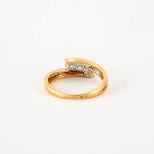 Bague 57 Bague en Or jaune & diamants 58 Facettes
