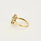 Bague 57 Bague or jaune, émeraude et diamants 58 Facettes THI02131