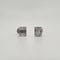 Boucles d'oreilles Boucles d’oreilles or blanc serties de diamants baguettes 58 Facettes