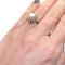 Bague 48.5 Bague or blanc perle et diamants 58 Facettes 2069