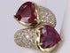 Bague Bague Toi et moi coeur rubis et diamant 58 Facettes BA-1469