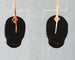 Boucles d'oreilles BOUCLES D'OREILLES  "MOMENTO MORI" agate noires 58 Facettes R 484/614/or 1.0
