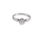Bague 56 Bague Solitaire or gris Diamant 0.50ct 58 Facettes FM86