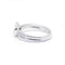 Bague 49 Bague - or blanc diamants 58 Facettes 200049R