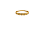 Bague 52.5 Bague anneau torsadé en or jaune 18 carats et diamants 58 Facettes 3891