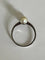 Bague 57 Bague Platine Perles Diamants 58 Facettes 5557