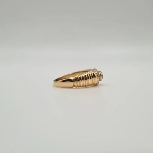 Bague 56 Bague or rose saphir et diamants 58 Facettes
