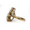 Bague 54 Bague - Or jaune & Opales 58 Facettes 250029SP