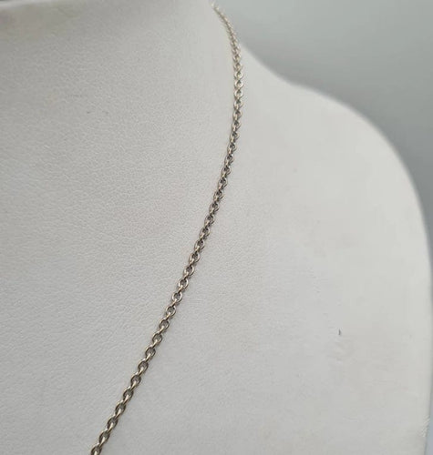 Collier Collier et pendentif croix or blanc sertis de diamants 58 Facettes