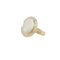 Bague 58 Bague vintage en or jaune 14K avec opale et diamants 58 Facettes 2354
