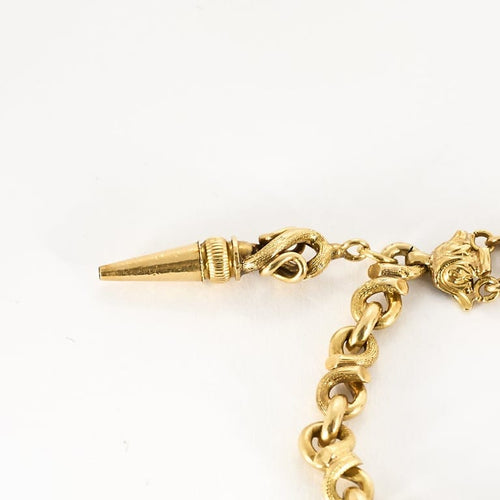 Bracelet Bracelet charm's en or jaune . Napoléon III. 58 Facettes HOU5773