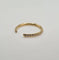 Bague 56 Bague or jaune sertie de diamants 58 Facettes