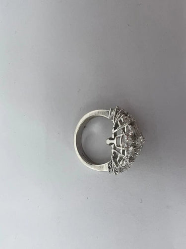 Bague 54 bague cocktail en diamant fantaisie couronne 58 Facettes RNG-61