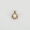 Pendentif Pendentif or blanc perle de culture 58 Facettes