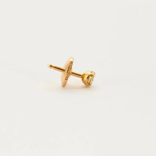Boucles d'oreilles Boucles d'oreilles or jaune diamant 58 Facettes