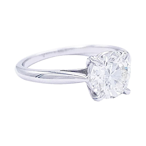 Bague 52 Bague solitaire en or blanc 750 sertie d’un diamant 1,36 ct 58 Facettes 32183