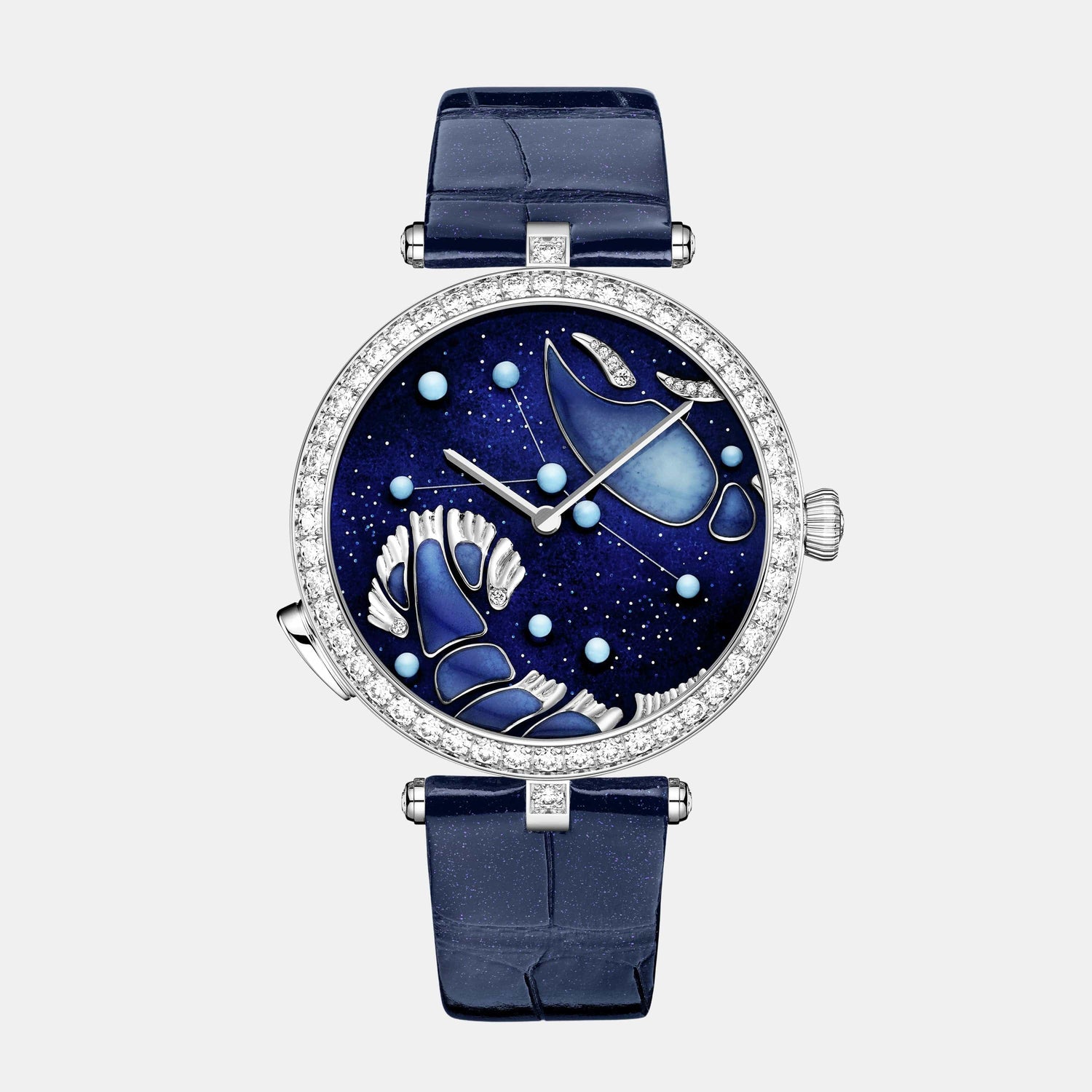 Montre Zodiaque Or blanc Diamant 6.51ct