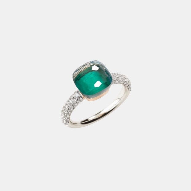 Bague Nudo Or blanc Mixte