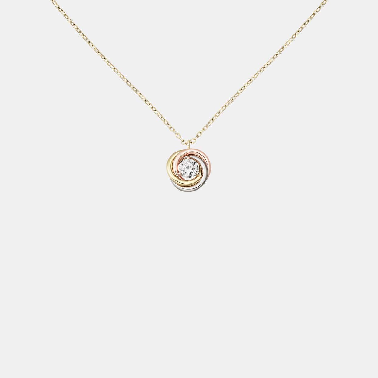 Collier Trinity Or Diamant