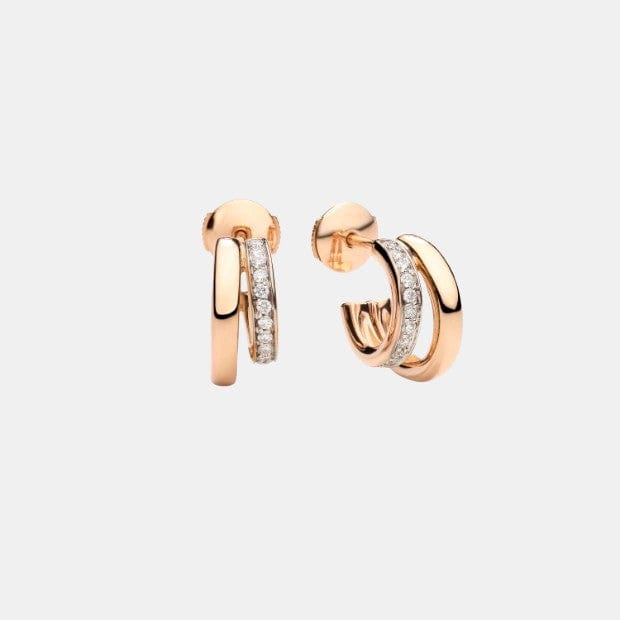 Boucles d'oreilles Pomellato Together Or rose Diamant