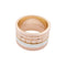 Bague 56 Boucheron Quatre Radiant Édition - Bague en or rose et blanc et diamants 58 Facettes 35015