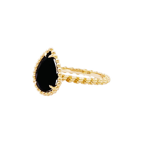 Bague 53 Boucheron Serpent Bohème - Bague en or rose 750 avec onyx 58 Facettes 35251