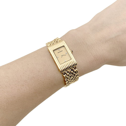 Montre Boucheron Reflet - Montre petit modèle en or jaune et diamants 58 Facettes 35021