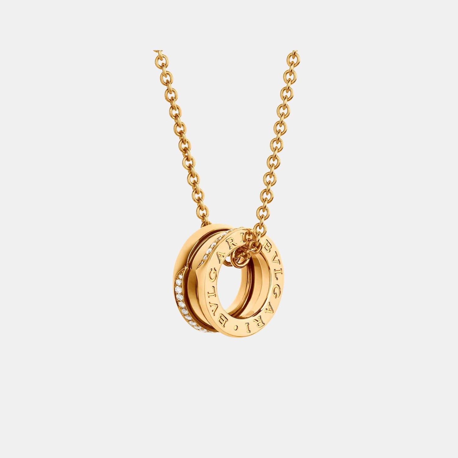 Collier B.Zero1 Or jaune Diamant 0.14ct