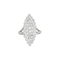 Bague 53 Bague marquise or gris diamants 58 Facettes GU69