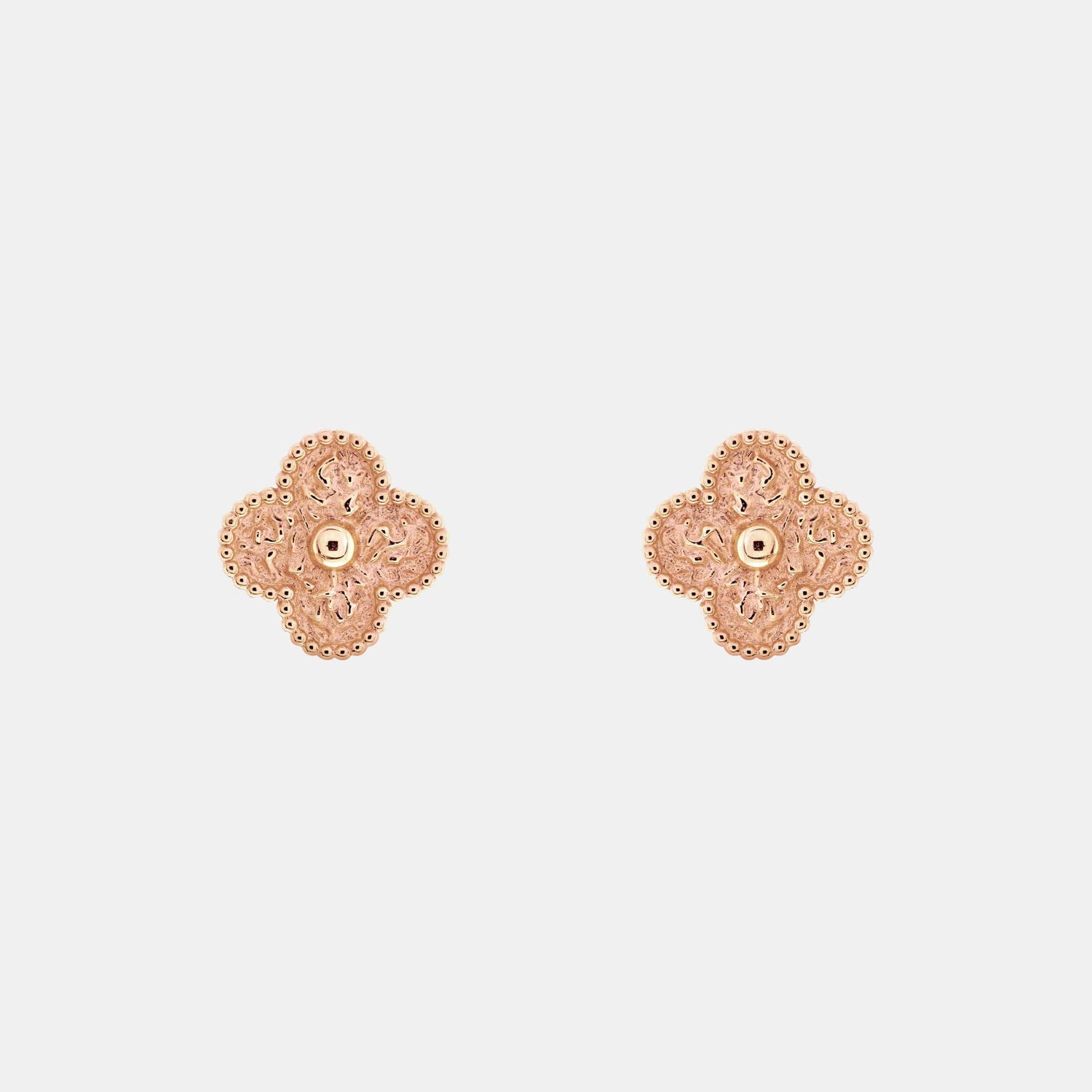 Boucles d'oreilles Vintage Alhambra Or rose  