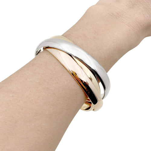 Bracelet Cartier Trinity - Bracelet en trois ors 750 58 Facettes 35152