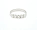 Bague Bague rivière en or blanc 18 ct avec diamant 0,90 ct 58 Facettes 11827