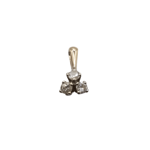 Pendentif Pendentif Or Jaune & Blanc Diamants 58 Facettes