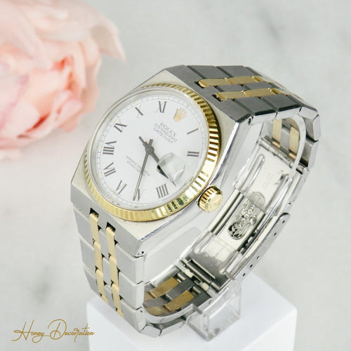 Montre Rolex Oysterquartz Datejust - Montre en acier et or, réf. 17013 58 Facettes 1529