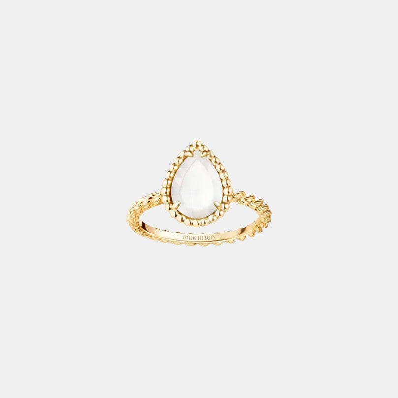 Bague Serpent Bohème Or jaune Perle 1.4ct, motif S