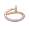 Bague 55 Cartier Juste un Clou - Bague en or rose et diamants 58 Facettes 33751