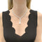 Collier Collier cravate en or blanc 750 serti de diamants et perle de culture 58 Facettes 34935