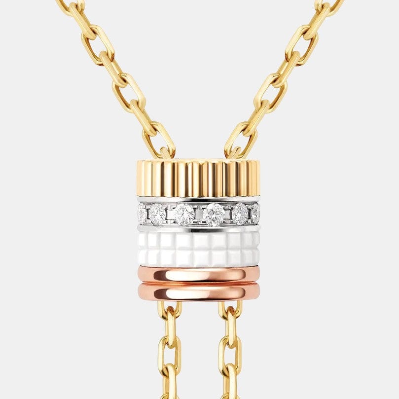 Collier Quatre Or Diamant 