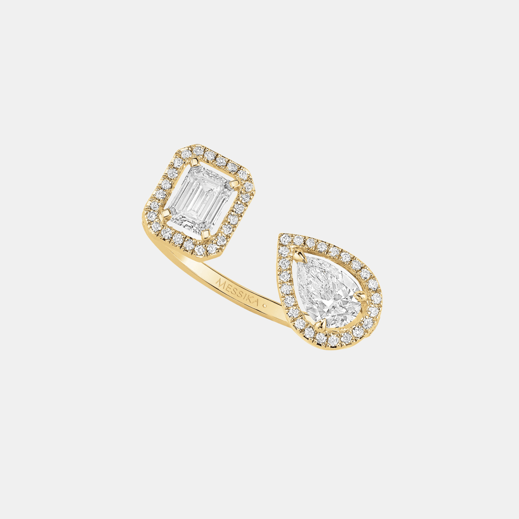 Bague My Twin Toi & Moi Or jaune Diamant 2x0.4ct