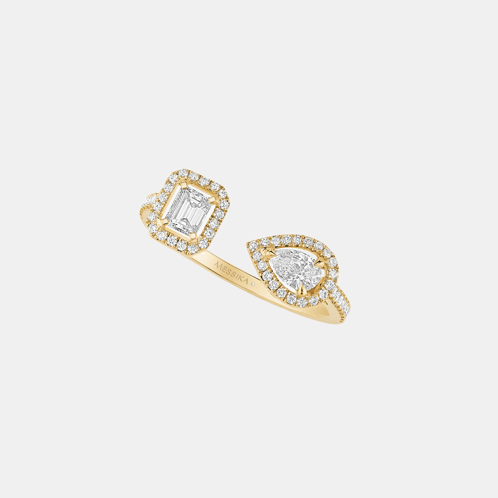 Bague My Twin Toi & Moi Or jaune Diamant 2x0.15ct