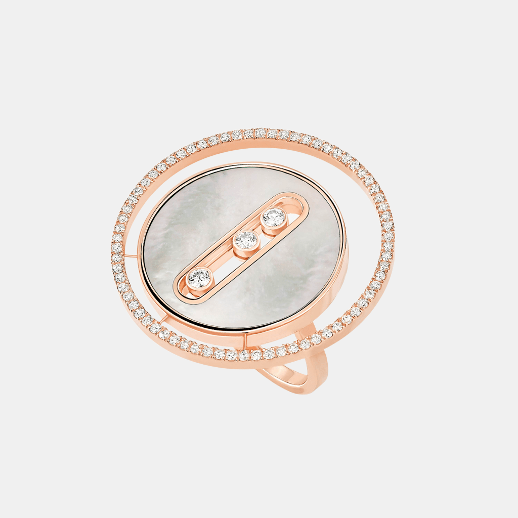 Bague Lucky Move Or rose Diamant 0.55ct