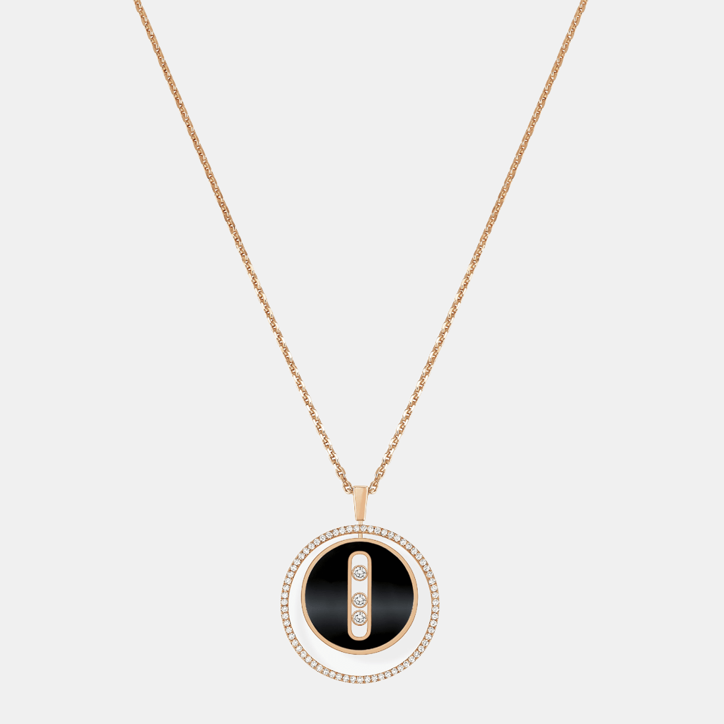 Collier Lucky Move MM Or rose Mixte 0.38ct