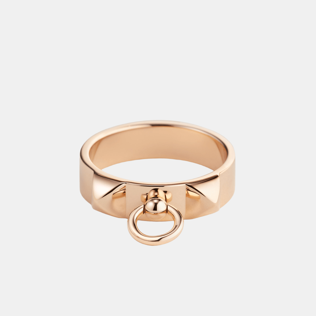 Bague Collier de Chien Petit modèle Or rose