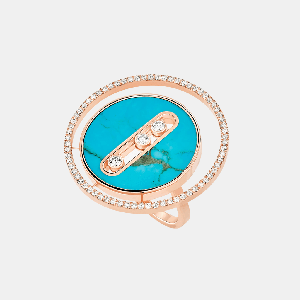 Bague Lucky Move Or rose Mixte 0.55ct