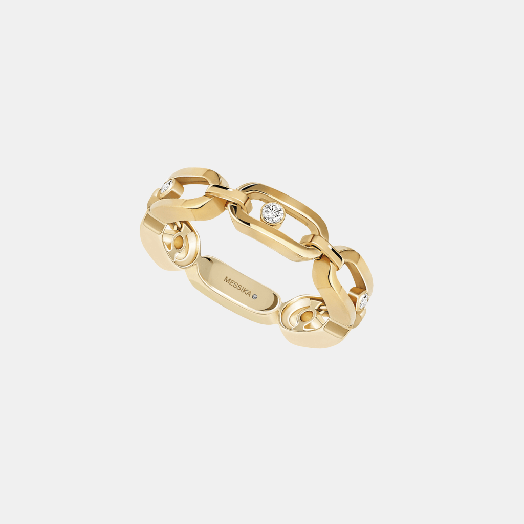 Bague Move Link Multi  Or jaune Diamant 0.09ct