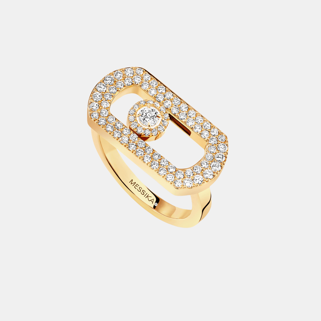Bague So Move Pavé Or jaune Diamant 0.6ct
