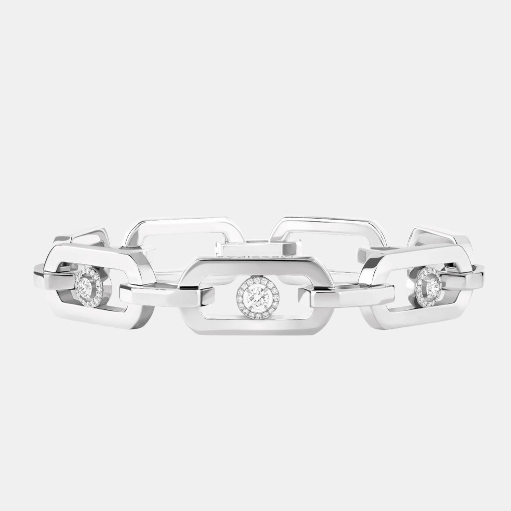 Bracelet So Move XL Or blanc Diamant 0.39ct