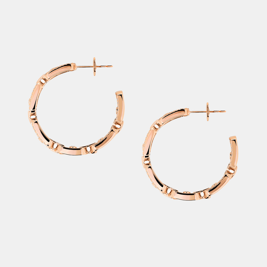 Boucles d'oreilles Move Link SM Or rose Diamant 0.86ct